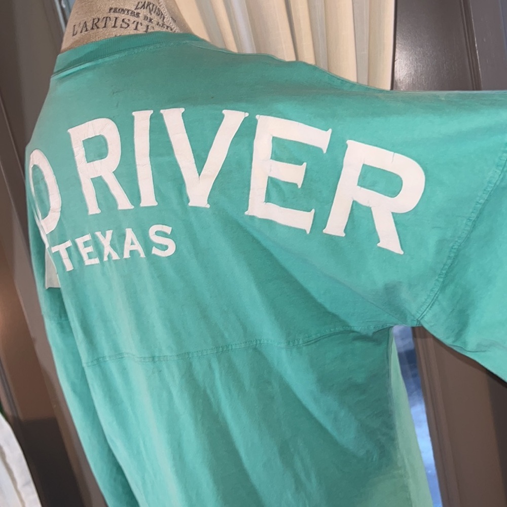 Frio River TX Texas longsleeve Spirit size Small 100% cotton t-shirt casual top​ - Picture 3 of 8